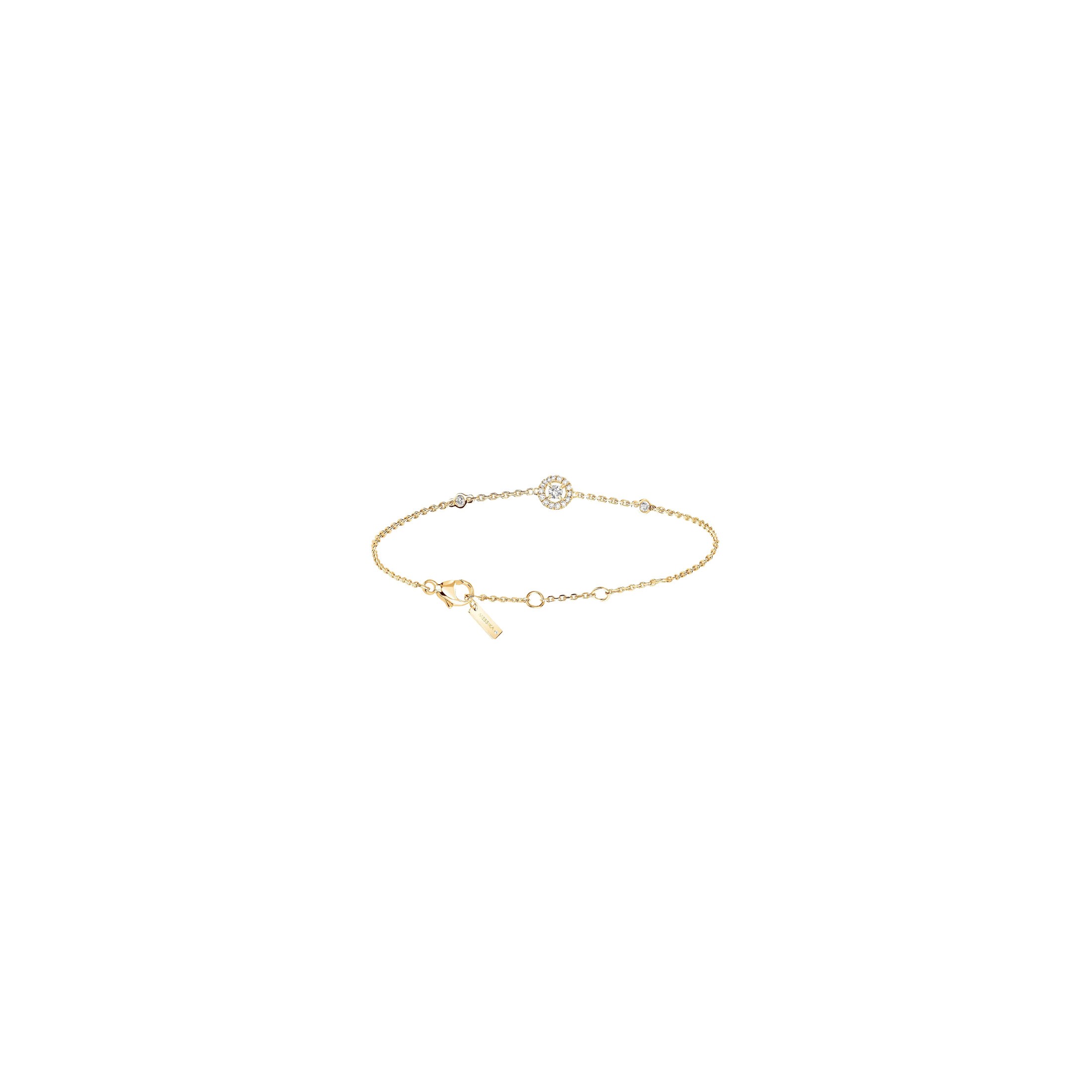 Bracelet Messika Joy XS en or jaune et diamants
