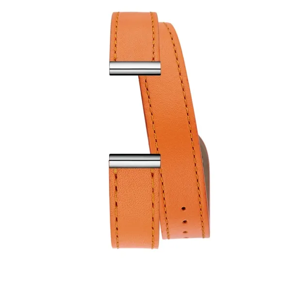 BRACELET NAPPA SOFT ORANGE pour série Antares Interchangeables