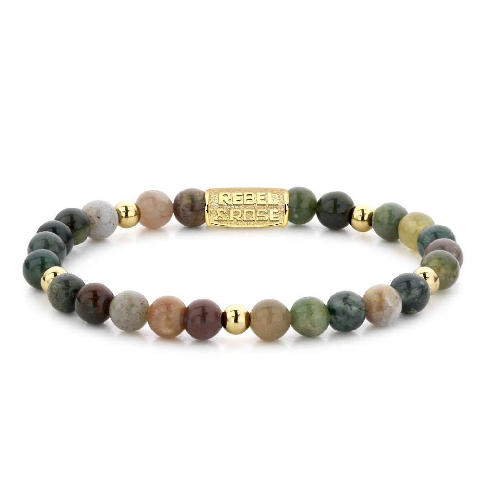 REBEL & ROSE Bracelet - More Balls than Most - Indian Summer II - 6mm