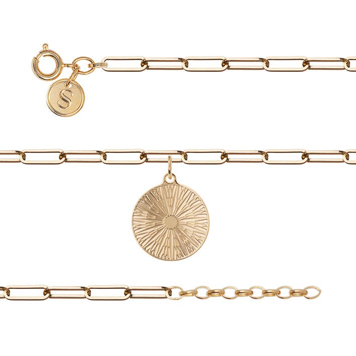 SAUNIER Zephyr Gold Plated Bracelet