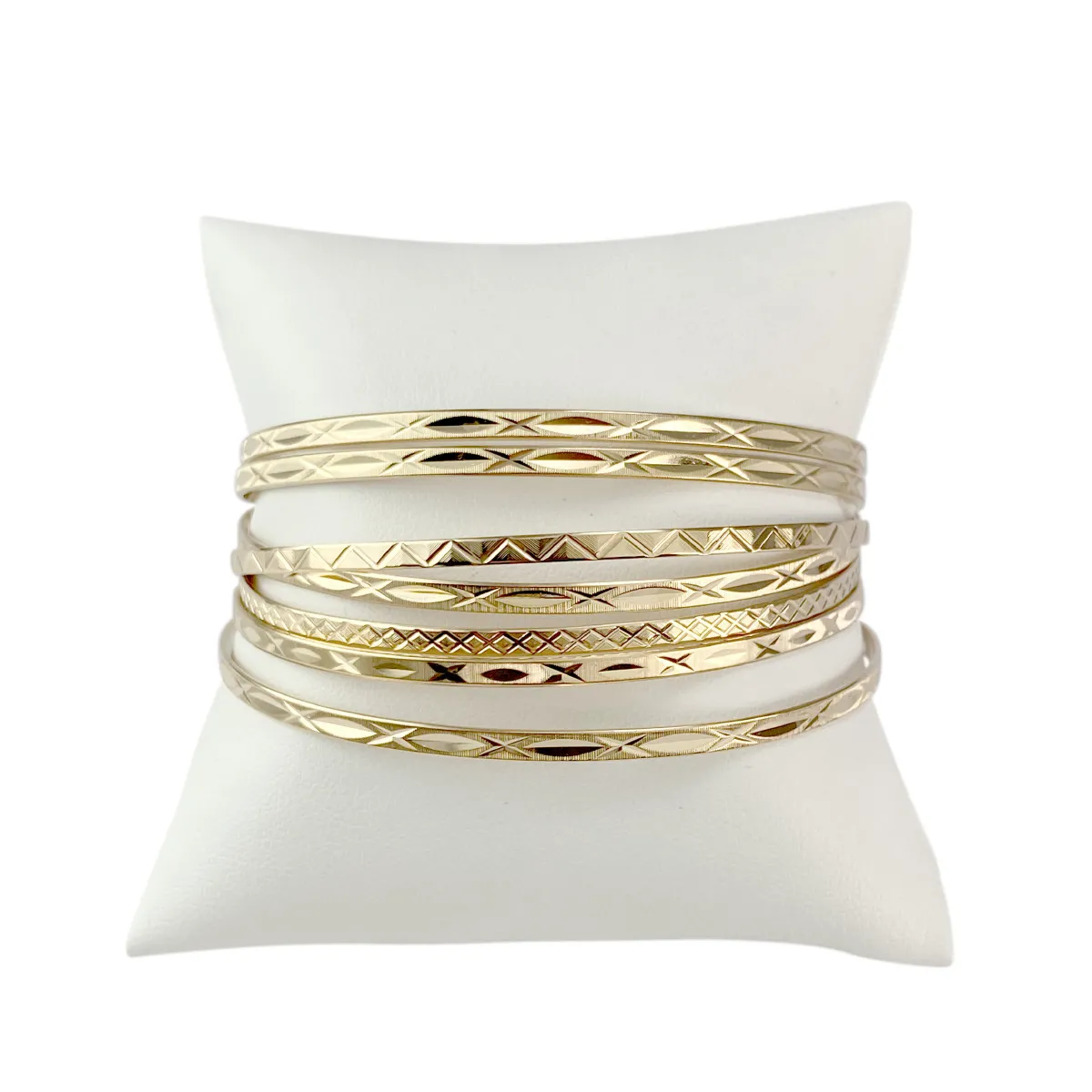 Bracelet semainier d'occasion or 750 jaune 65 mm