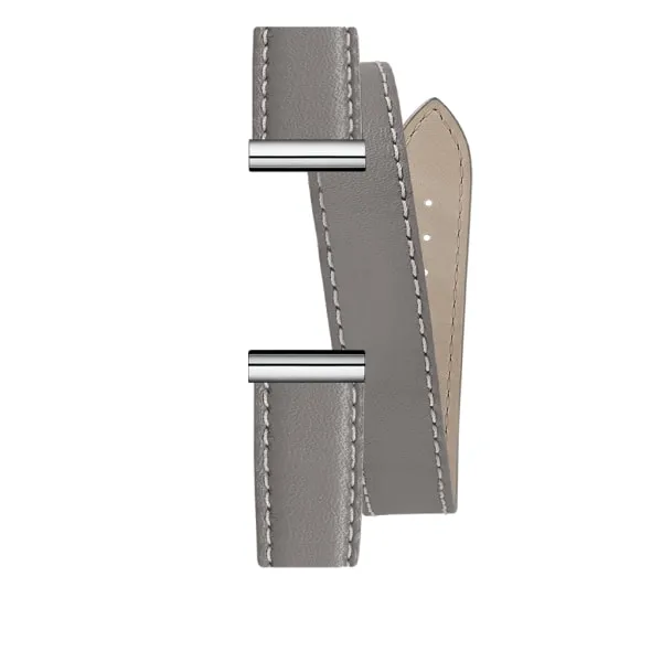 BRACELET VEAU GRIS MOYEN pour série Antares Interchangeables