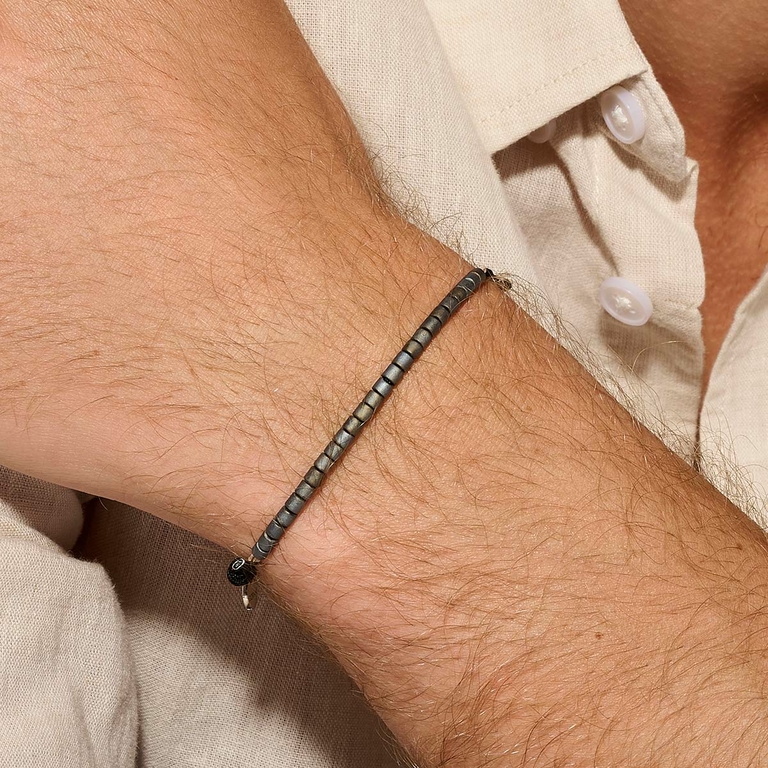 BRACELET HOMME SIMPLE MEN GREY