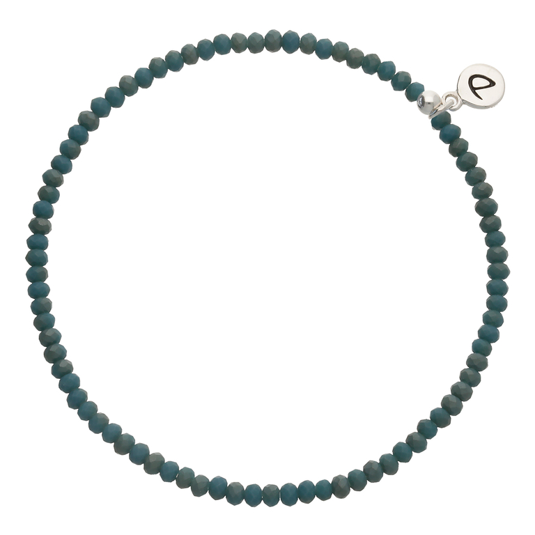 Bracelet Homme Élastique Vert Gris 3mm