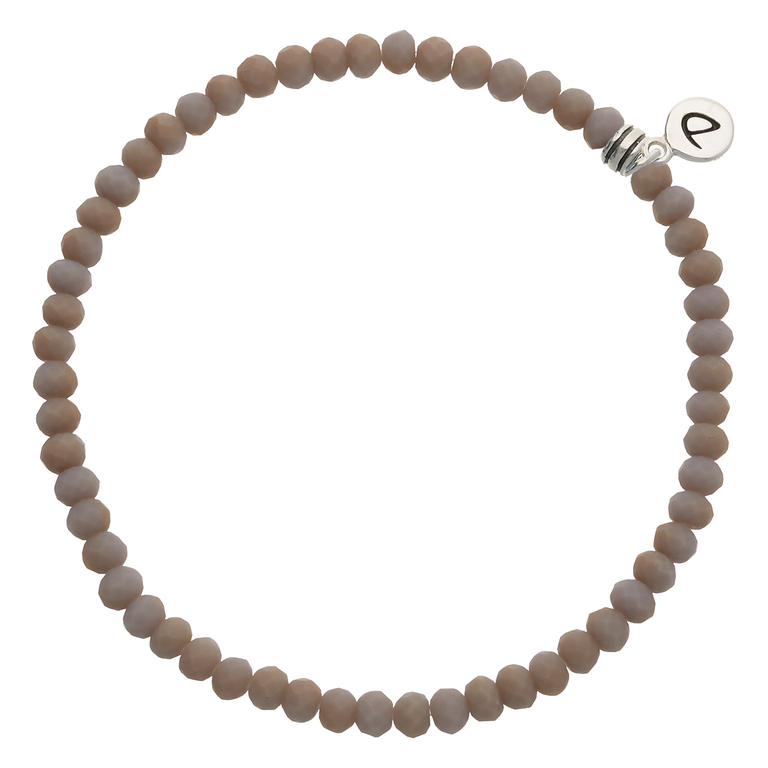 Bracelet Homme Élastique Gris Choco 4mm