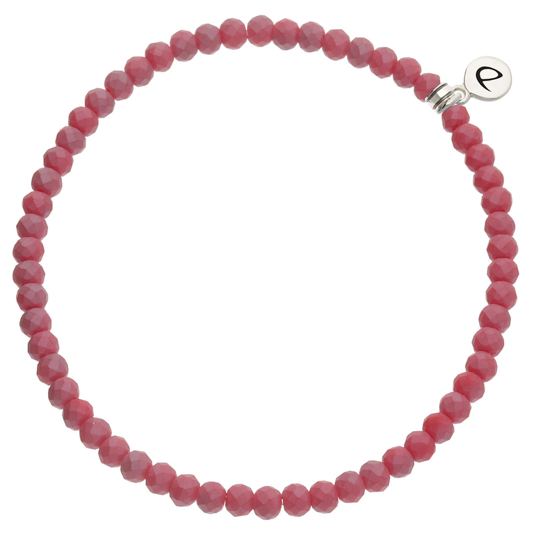 Bracelet Homme Élastique Rouge Framboise 4mm