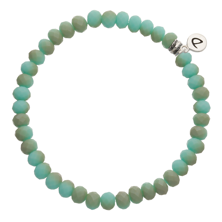 Bracelet Homme Élastique Vert Clair Choco 6mm