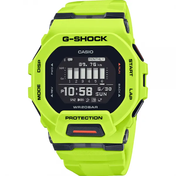 Casio - Montre Homme G-Shock G-Squad - Ref GBD-200-9ER