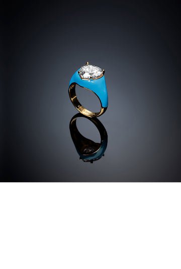 Signet Ring Chiara Ferragni Love Parade Blue