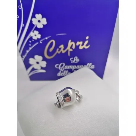 clochette capri lisse en argent 925 00450
