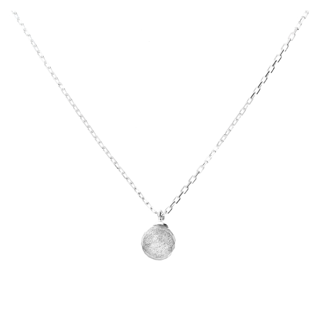 COLLIER CHAINE FINE ET LABRADORITE 6MM