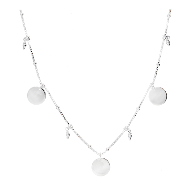 COLLIER TROIS PASTILLES Argent 925 Gravable