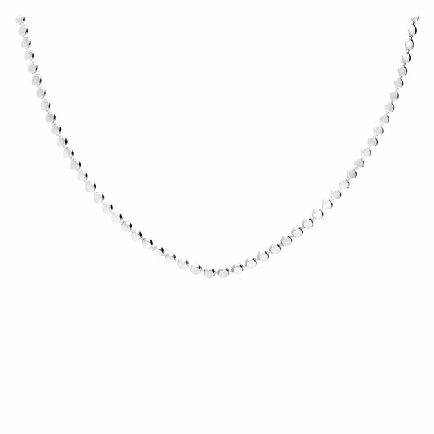 COLLIER MAILLE RONDE ROCK PLATE