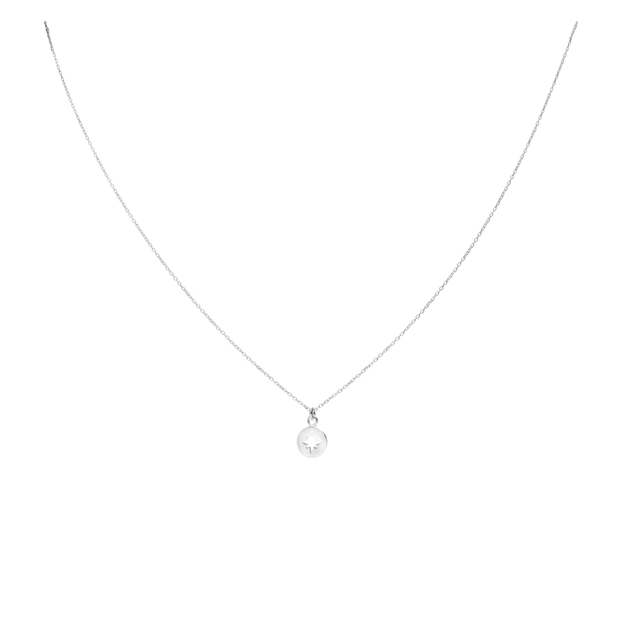 COLLIER CHAINE FINE ETOILE DU NORD 7MM