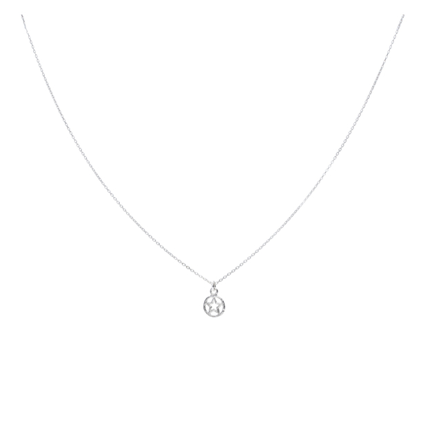 COLLIER CHAÎNE FINE ETOILE CISELÉE