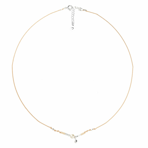 COLLIER PAROS BEIGE NACRE