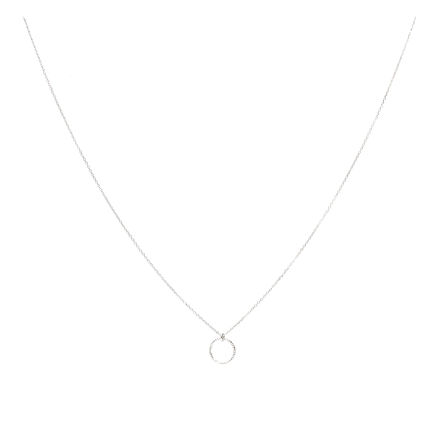 COLLIER CHAINE ANNEAU DIAMANTE HARLEM