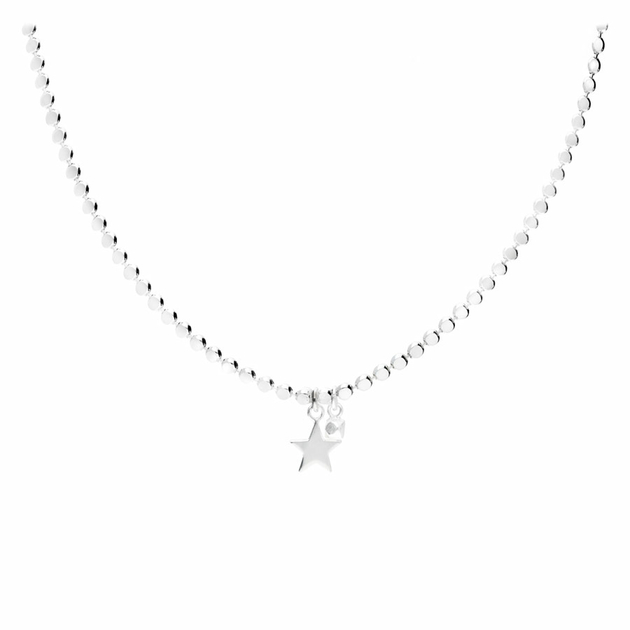 COLLIER PAROS-ETOILE MAILLE RONDE ROCK PLATE