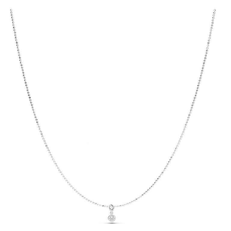 Collier Chaîne Argent 925 Oxyde Éclatant