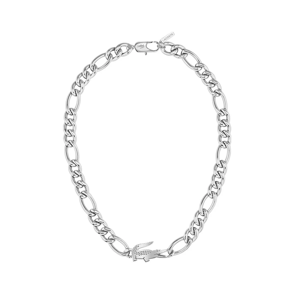 Collier acier argent 51cm
