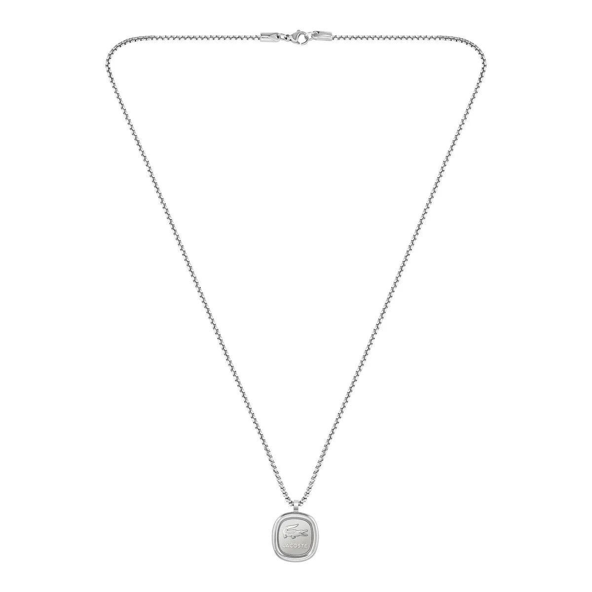 Collier acier argent 56cm