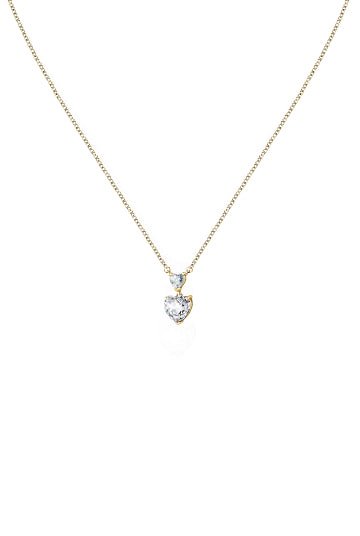 Chiara Ferragni Infinity Love Gold Plated and Crystal Necklace