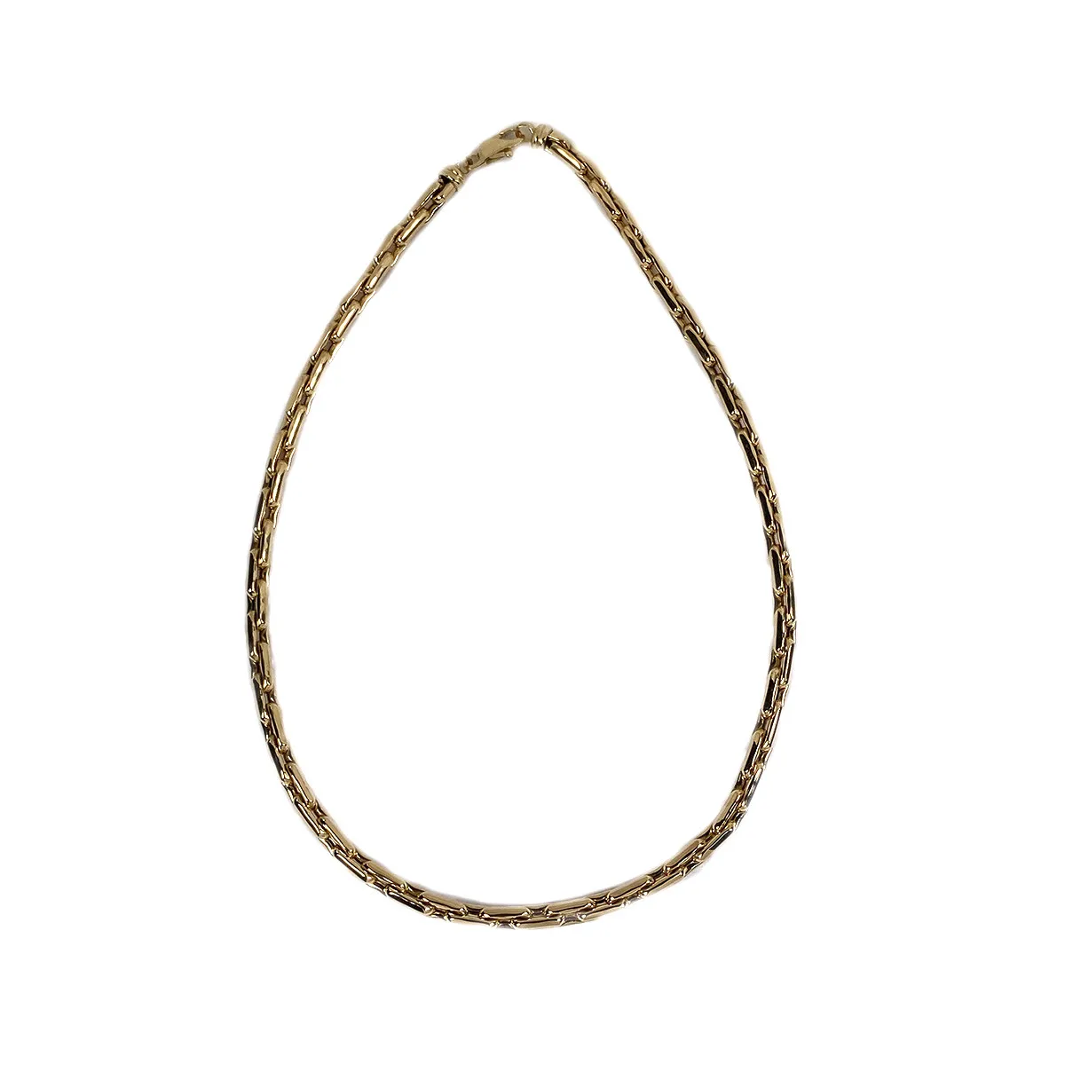 Collier d'occasion or 750 jaune maille fantaisie 51 cm