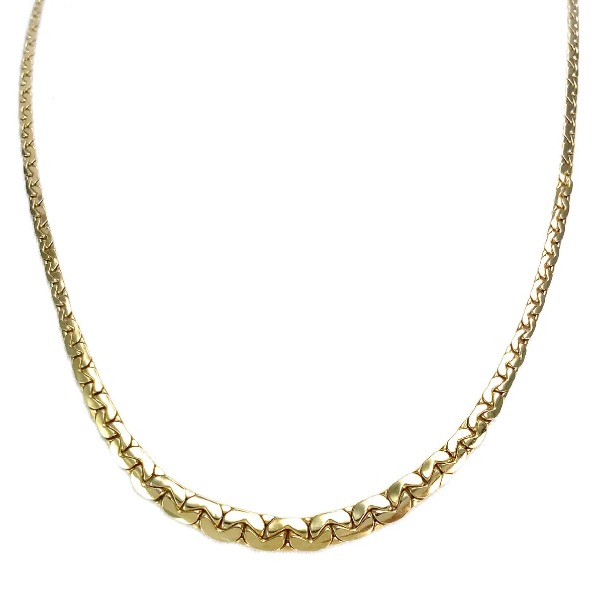 Collier d'occasion or 750 maille haricot