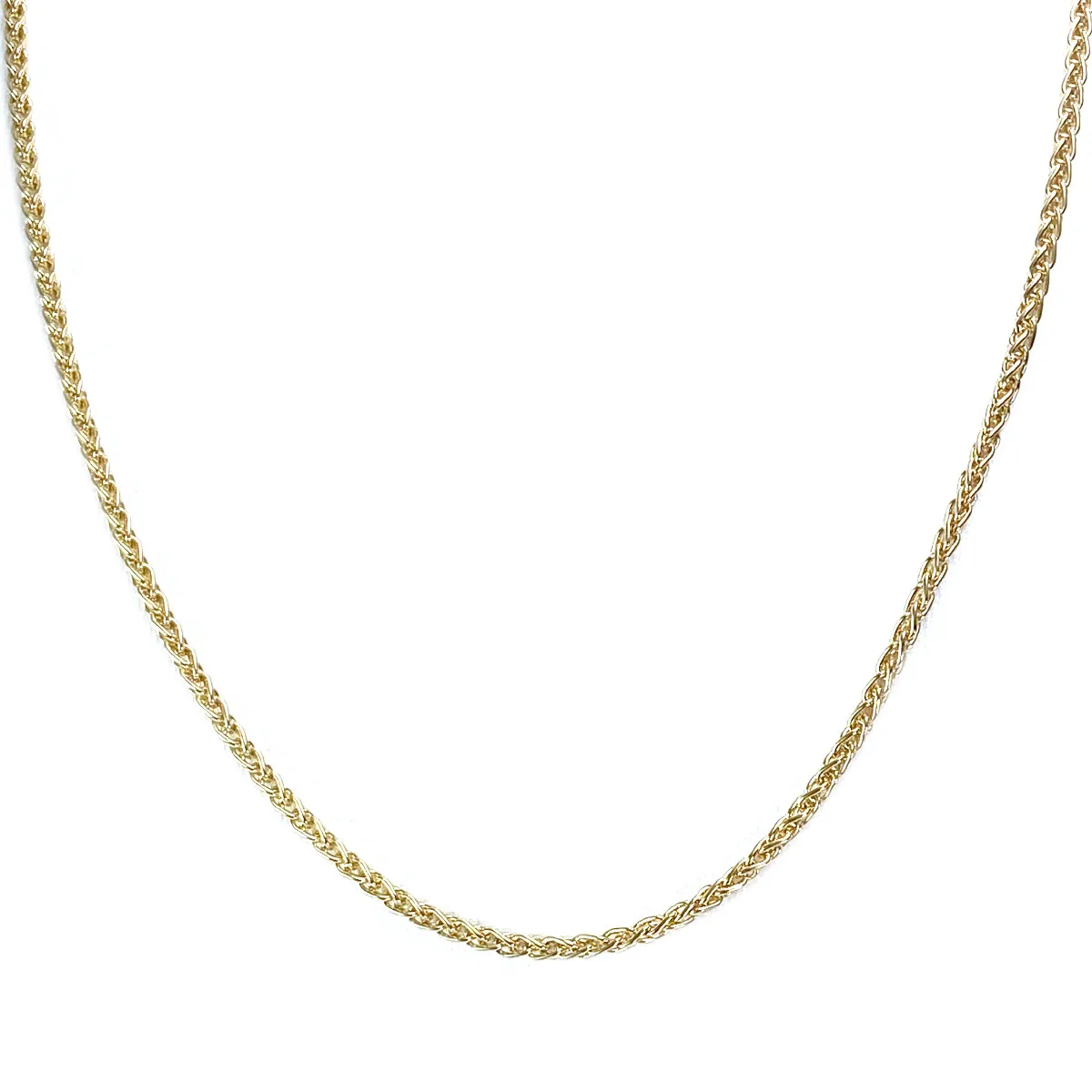 Collier d'occasion or 750 maille tressée