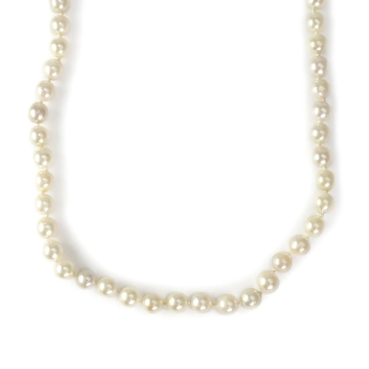 Collier d'occasion or 750 perles de culture du japon