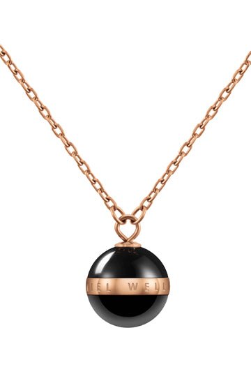 Daniel Wellington Aspiration Necklace Rose gold/Black