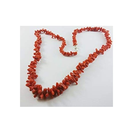 Collier de corail rouge femmes