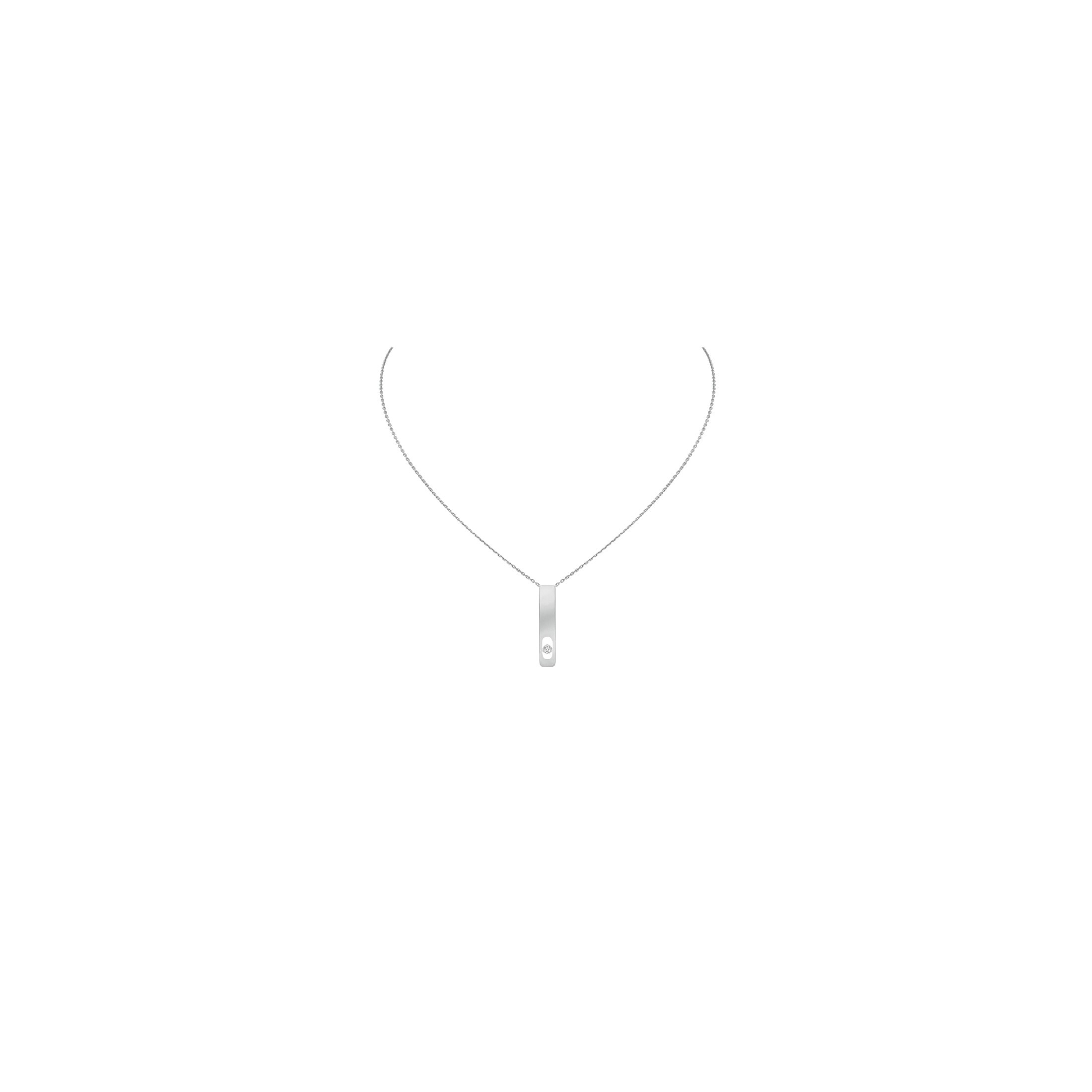 Collier Messika My First Diamond en or blanc et diamant