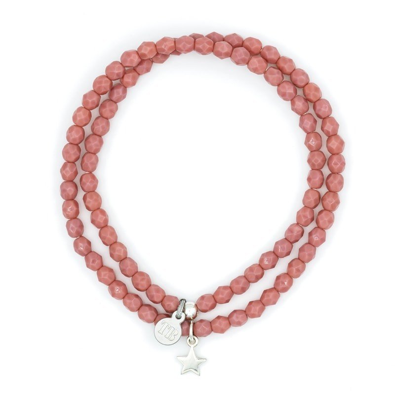 STAR Rose necklace - 2 turns bracelet