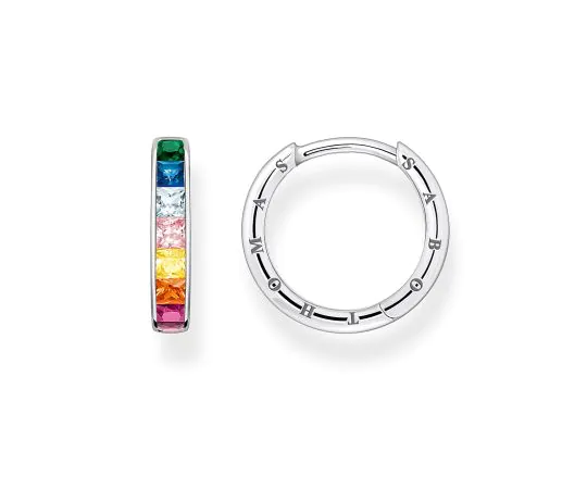 Thomas Sabo Pierre Créoles Arc-en-ciel CR668-477-7