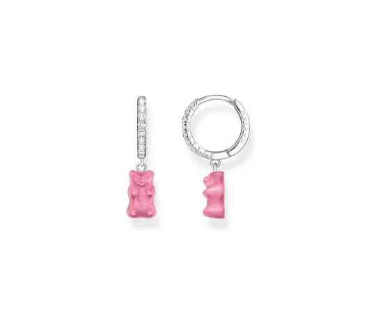 Thomas Sabo CR726-052-9 Créole en argent unique avec rose Ours d'or 28,0 mm Femme