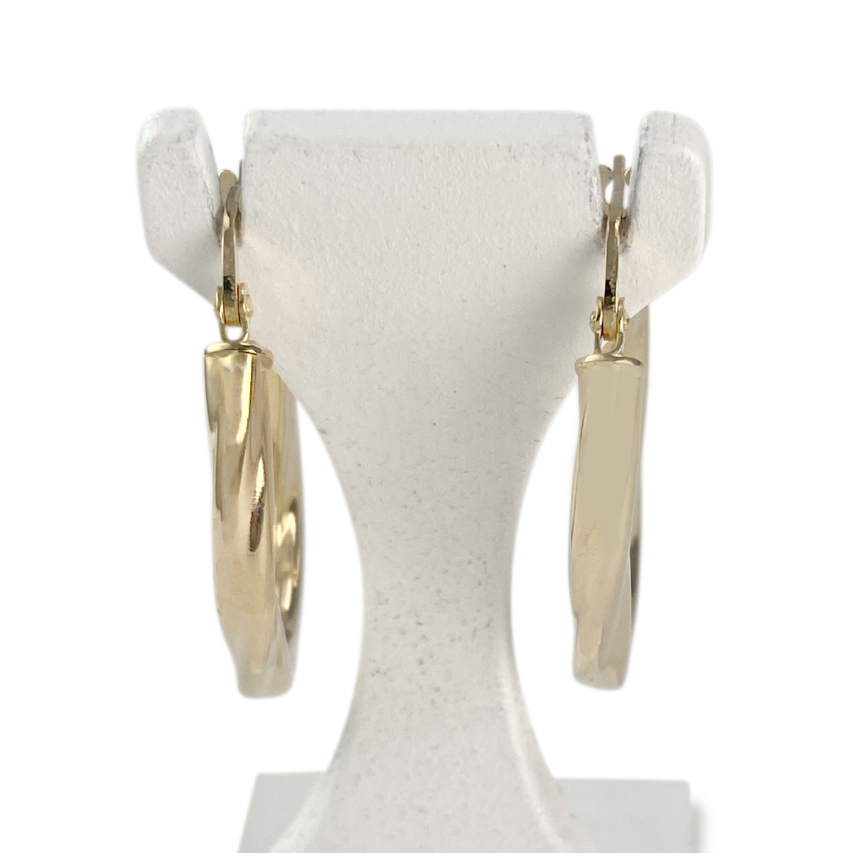 Créoles d'occasion or 750 jaune tosadées