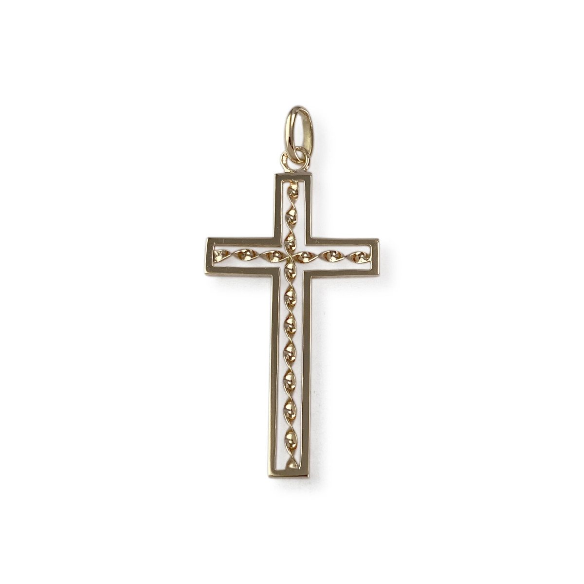 Croix d'occasion or 750 jaune