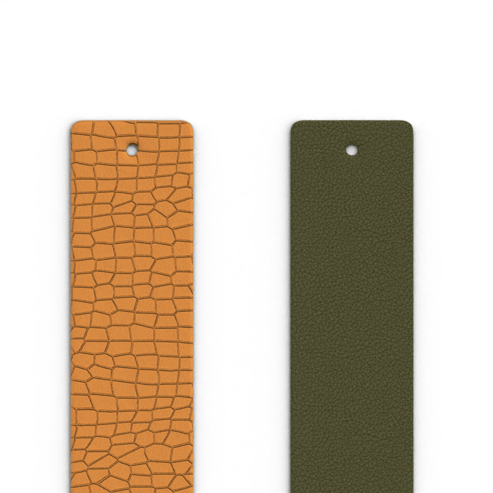 Cracked Earth Georgette Leather