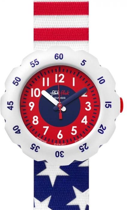 Flik Flak STARS AND STRIPES FPSP028 Montre élégante pour enfants