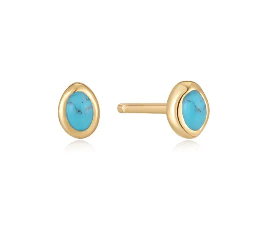 ANIA HAIE Clous d'oreille Turquoise Wave E044-01G