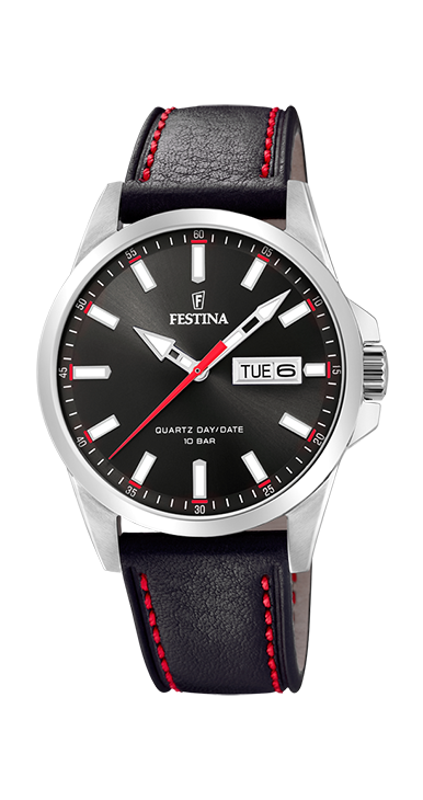 Classics - Modèle F20358/4 - Noir & Rouge - Montre Festina