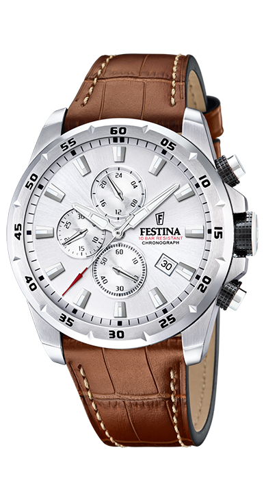 Timeless Chronograph - Modèle F20692/1 - Marron & Gris - Montre Festina