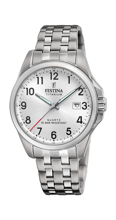 Titanium - Modèle F20696/1 - Argenté - Montre Festina