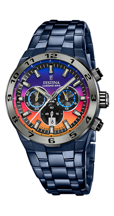 Edition Limitée - Modèle F20709/1 - Bleu & Multicolore - Montre Festina