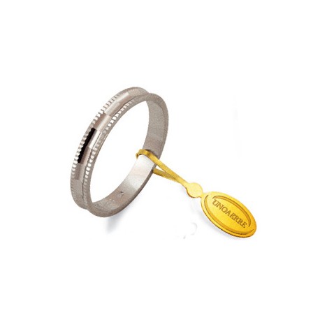 fedina unoaerre modèle de fleur-de-lis d'or blanc 18 kt