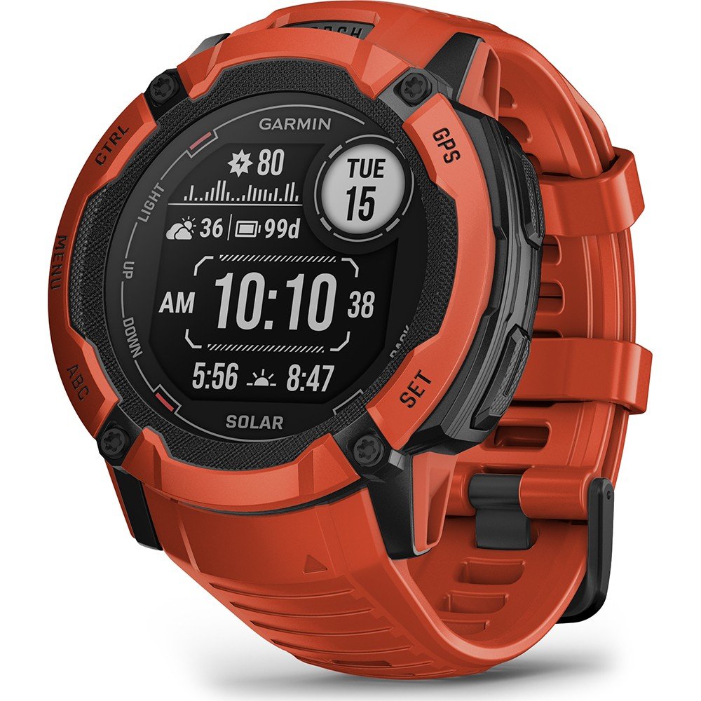 Montre Garmin Instinct 010-02805-01 Instinct 2X Solar - Flame Red