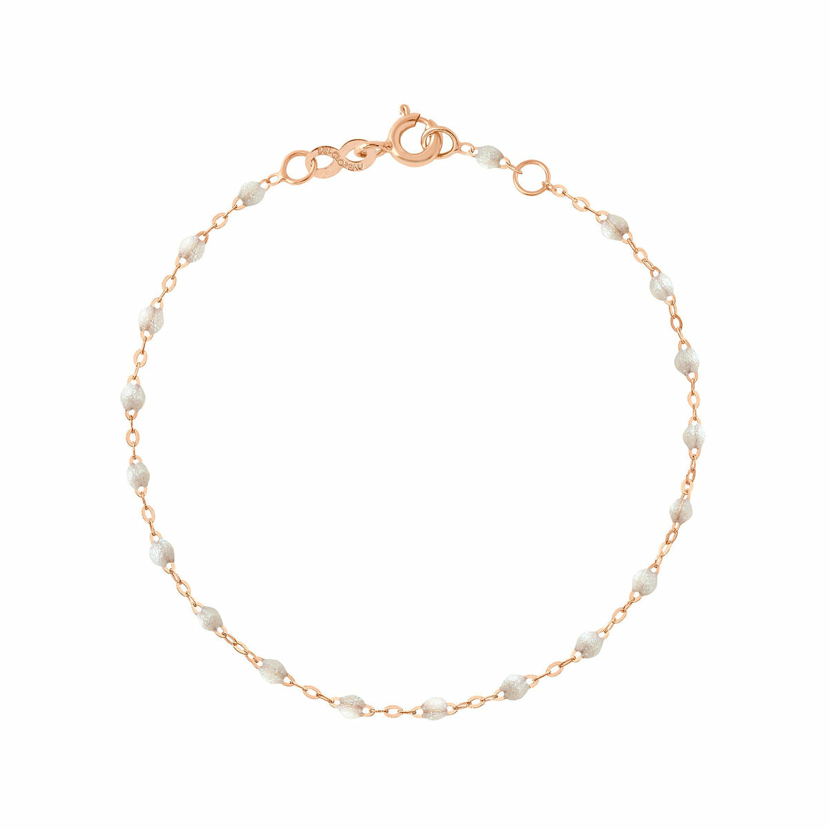 Achat Bracelet Gigi Clozeau Classique en or rose et résine opale, 17cm