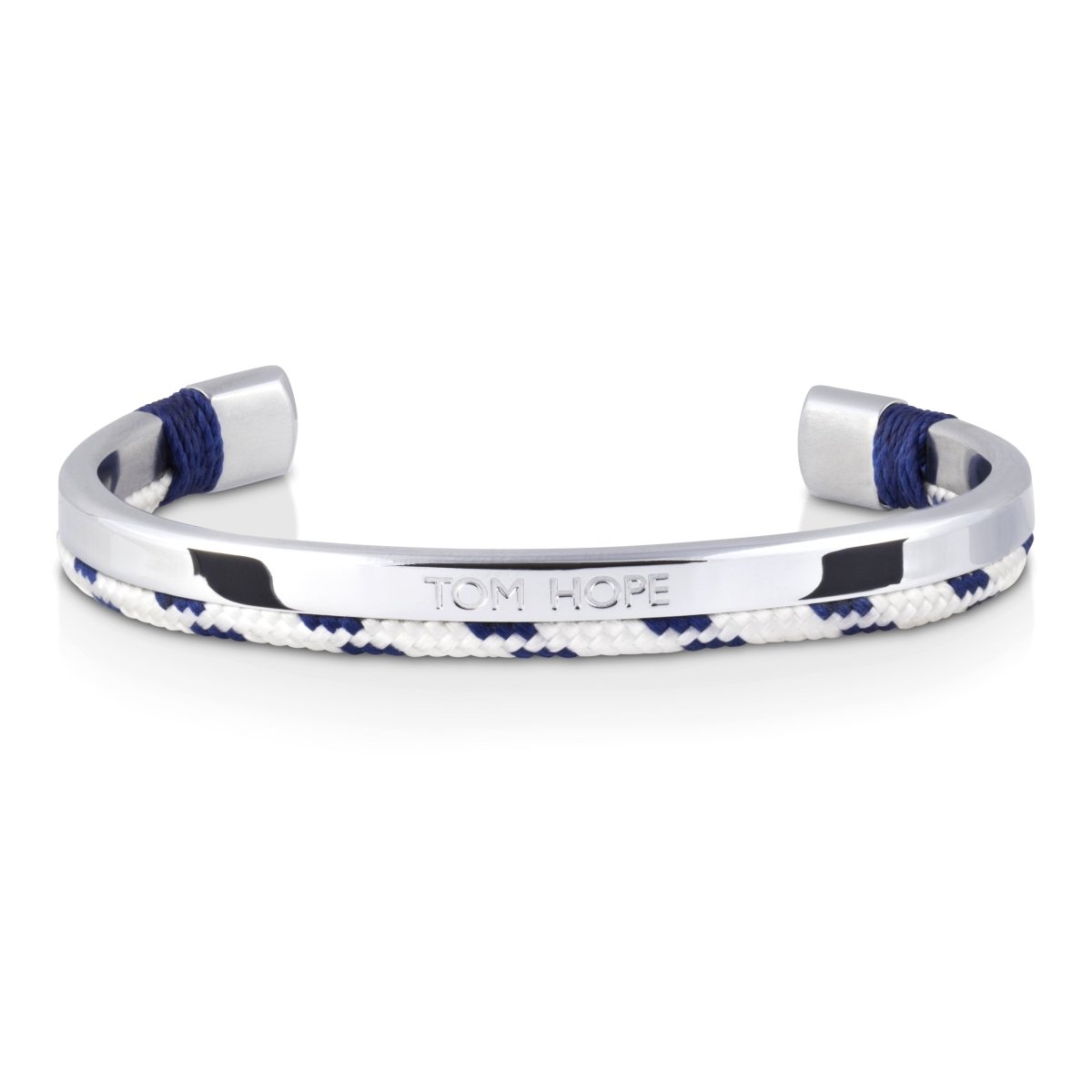 Bangle Tom Hope Hybrid Cuff Royal Blue Silver