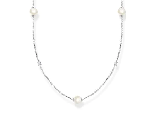 Thomas Sabo KE2125-167-14 Pearl Collier Femme, réglable